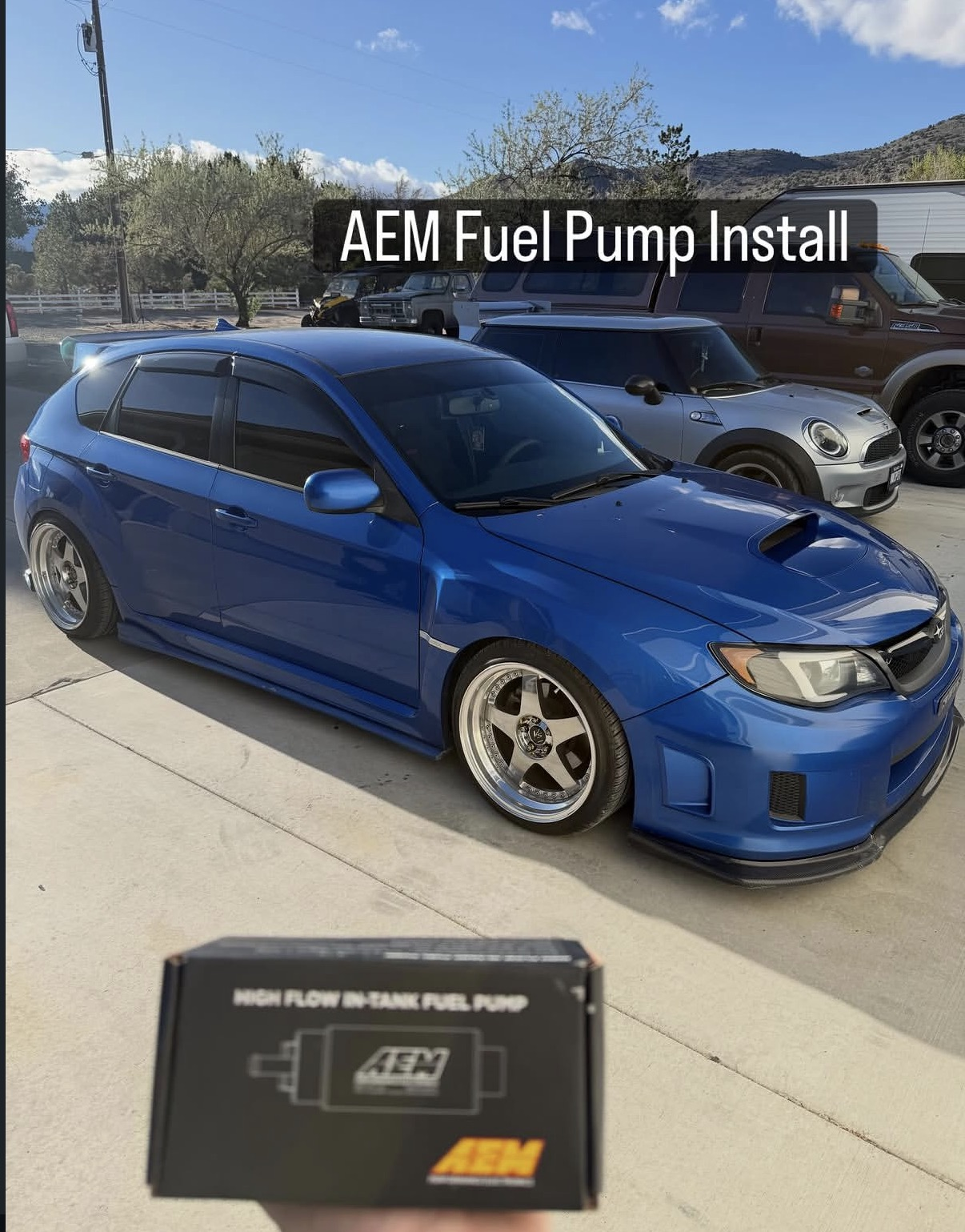 Subaru fuel pump installation